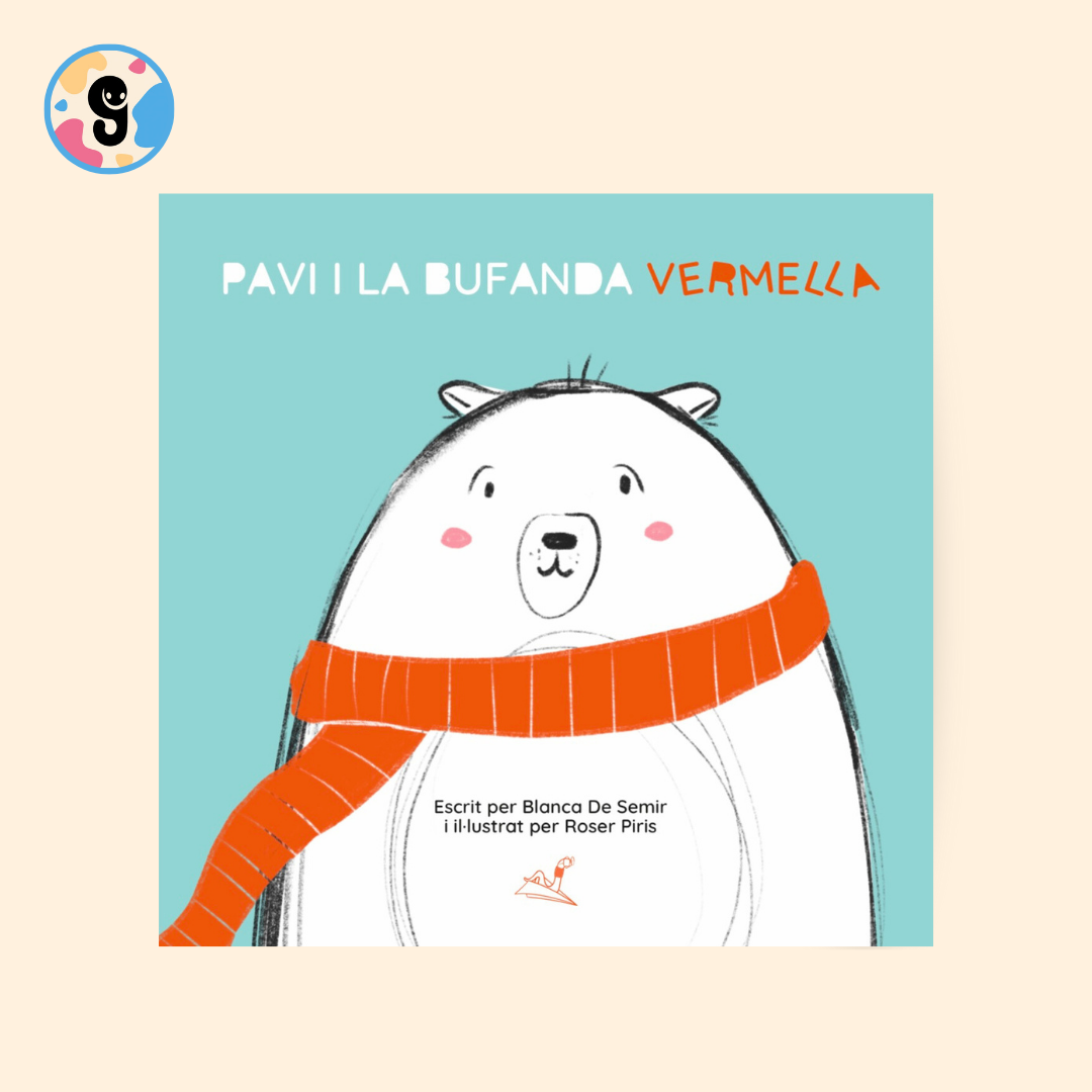 Portada del llibre Pavi i la bufanda vermella – Aventura de Pavi i la seva bufanda vermella