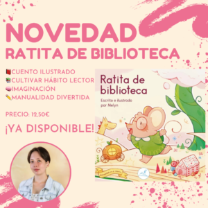Melyn, escritora e ilustradora de literatura infantil, creadora del exitoso libro 'Ratita de Biblioteca