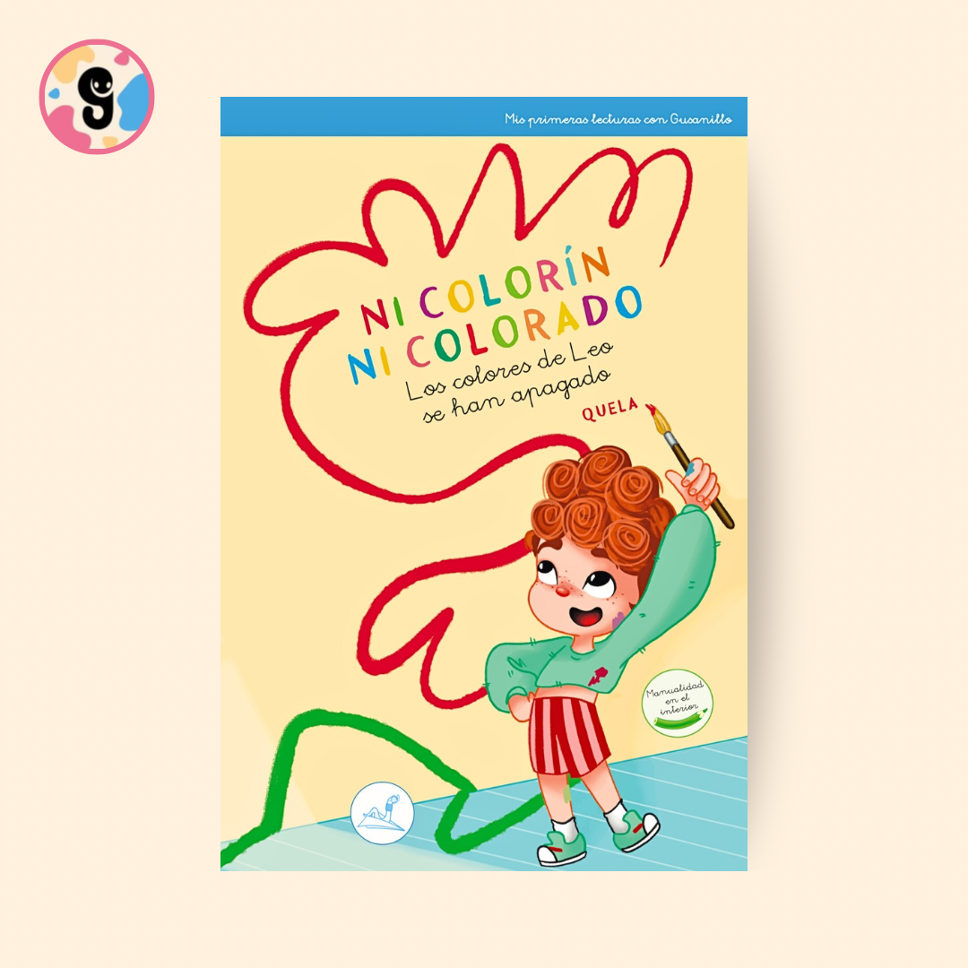 Ilustración del cuento Ni colorín ni colorado: los colores de Leo se han apagado, una historia sobre creatividad y felicidad.