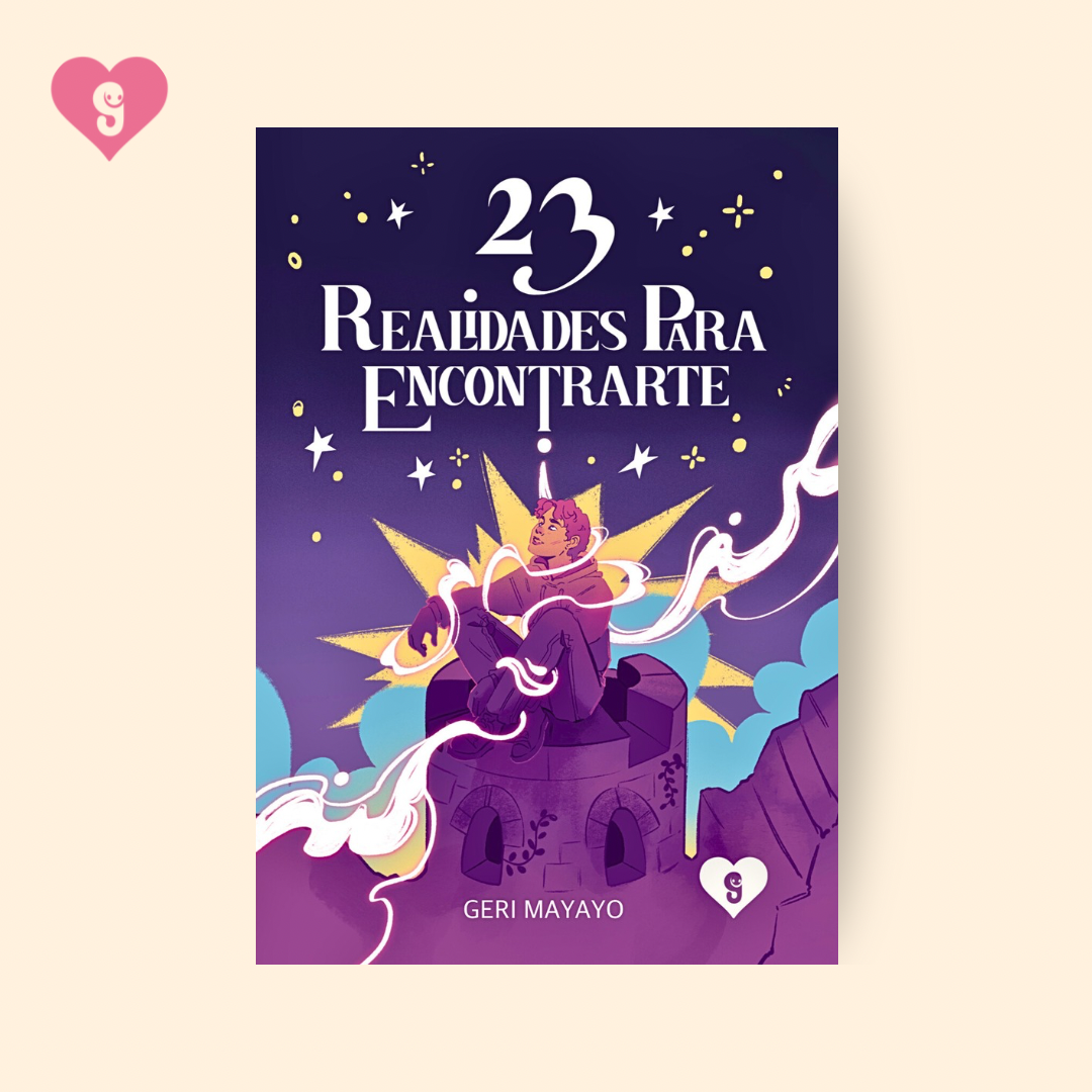Portada de "23 Realidades para encontrarte", una novela de fantasía y ciencia ficción que explora el amor, la magia y el autoconocimiento a través de un emocionante viaje por el multiverso.