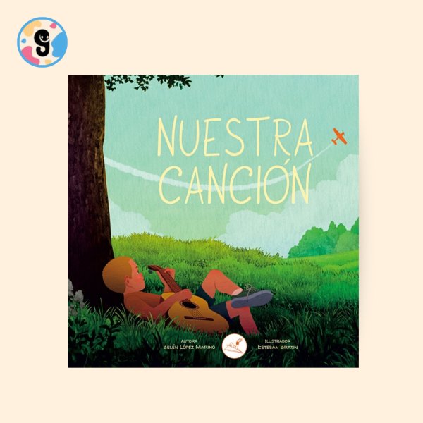 Portada del cuento infantil Nuestra canción de Editorial Gusanillo, historia ilustrada sobre duelo, pérdida y esperanza familiar.