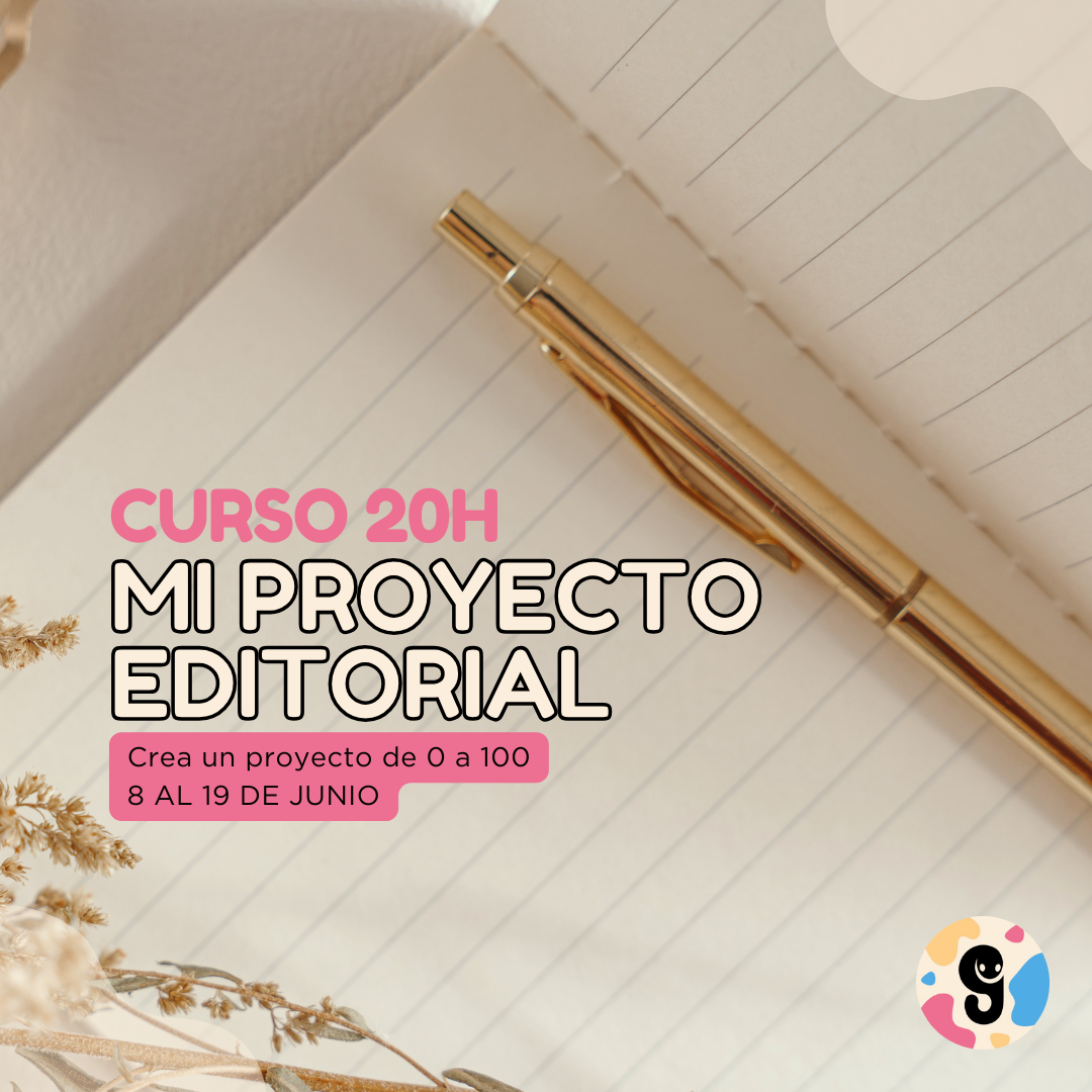 Imagen promocional del programa “Mi Proyecto Editorial: De la idea a la propuesta editorial profesional” de Editorial Gusanillo, formación para autores que desean convertir su idea en un proyecto sólido y presentarlo con éxito a una editorial.