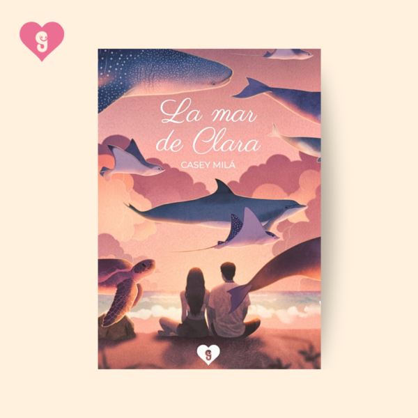 portada la mar de clara con la imagen de clara en el mar
