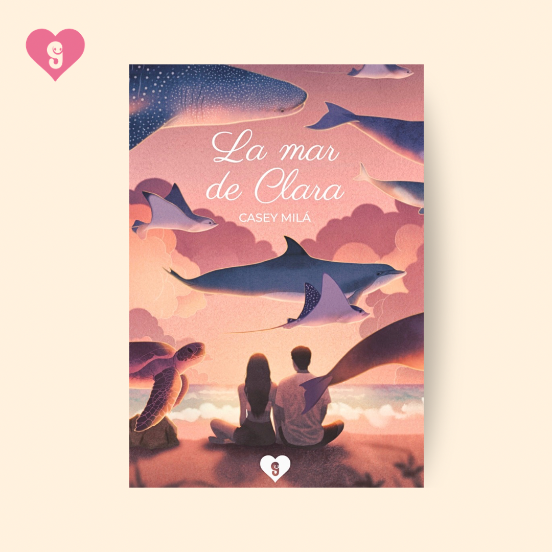 portada la mar de clara con la imagen de clara en el mar